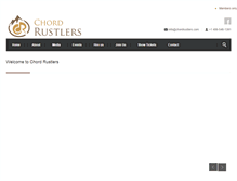 Tablet Screenshot of chordrustlers.org